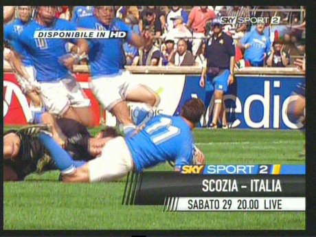Italia-Scozia al mondiale di rugby